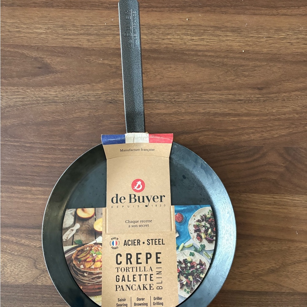 Steel Crepe Pan - Gray